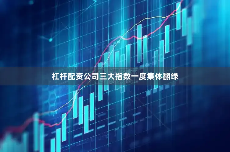 杠杆配资公司三大指数一度集体翻绿